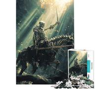 Puzzle per adulti da 1000 pezzi Cavalleria Maledetta Ultima Resistenza Gioco Rompicapo Giocattolo Intellettuale Regalo di Compleanno Difficile (Dimensioni 50x75cm)