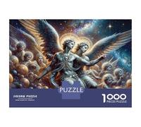 Puzzle Per Adulti Da 1000 Pezzi Celestial Angels in Space Puzzle Giochi Rilassanti Sfida Difficile Riduzione Dello Stress Regali 52x38cm/1000pcs