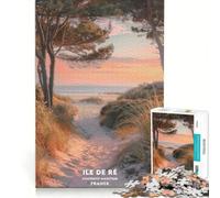Puzzle per adulti da 1000 pezzi, Charente Maritime, giochi rilassanti, attività divertenti da fare in casa, per rafforzare l'amore tra le coppie 38x26cm