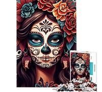 Puzzle per adulti da 1000 pezzi che celebra la vita e la morte gioco per famiglie regalo per donne compleanno e Natale (dimensioni 38x26cm)