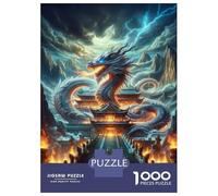 Puzzle Per Adulti Da 1000 Pezzi Chinese Dragon Temple Puzzle Per Adulti Gioco Rompicapo Analisi E Logica Attività Divertenti Da Fare A Casa, 52x38cm/1000pcs