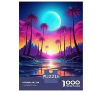 Puzzle Per Adulti Da 1000 Pezzi Chroma Synthwave Symphony Puzzle Per Adulti Gioco Rompicapo Un'opera D'arte Attività Divertenti A Casa 52x38cm/1000pcs