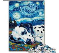 Puzzle per adulti da 1000 pezzi "Cielo notturno dalmata" in legno, perfetto per decorare la casa o l'ufficio, regalo di Natale ideale, 50x75cm, gioco interattivo per famiglie