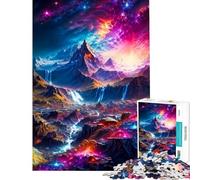 Puzzle per adulti da 1000 pezzi "Cielo scintillante" - Puzzle fai da te da 1000 pezzi - Un'opera d'arte - Gioco stimolante e divertente per tutta la famiglia (50x75cm)
