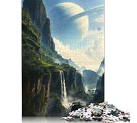 Puzzle per adulti da 1000 pezzi, cielo sospeso, santuario, puzzle quadrati creativi per adulti e puzzle di carta, gioco impegnativo da 1000 pezzi (75x50 cm)