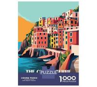 Puzzle Per Adulti Da 1000 Pezzi Cinque Terre Coastal Trail Italy Puzzle Per Adulti Gioco Rompicapo Un'opera D'arte Sfida Educativa 52x38cm/1000pcs