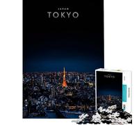 Puzzle per adulti da 1000 pezzi città metropolitana di Tokyo gioco impossibile giocattolo educativo regalo di compleanno taglio di precisione (dimensioni 38x26cm)