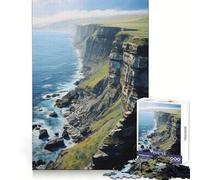 Puzzle per adulti da 1000 pezzi Cliff Edge,taglio preciso,gioco di logica cognitiva,rilassante,decorazione natalizia (38x26cm)