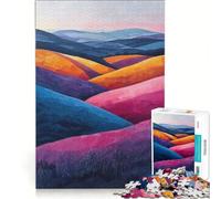 Puzzle per adulti da 1000 pezzi "Cliffline al crepuscolo" gioco educativo decorazione per la casa per rafforzare l'amore tra le coppie 38x26cm