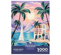 Puzzle Per Adulti Da 1000 Pezzi Coastal Serenity Glow Puzzle Per Adulti Giochi Rilassanti Ma Divertenti E Umoristici Regalo Di Compleanno, Regali, 38x26cm/1000pcs