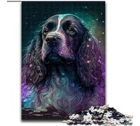 Puzzle per adulti da 1000 pezzi, Cocker Spaniel fantasy Puzzle difficili per adulti Perfetti per adolescenti e famiglie Ideale come regalo per le feste Dimensioni: 38x26cm