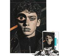 Puzzle per adulti da 1000 pezzi collage surreale con occhi gioco rilassante regalo di compleanno (dimensioni 38x26cm)