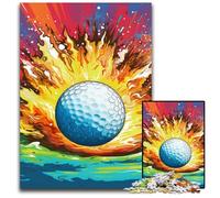 Puzzle per adulti da 1000 pezzi, colorati, motivo: Golf Impossible, ideali per il divertimento in famiglia, il relax e come regalo per le feste, 50x75CM/19,68x29,52 pollici.