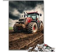Puzzle per adulti da 1000 pezzi, coloratissimi puzzle a tema trattore, perfetti per il divertimento in famiglia, per compleanni e Natale (dimensioni 38x26cm).