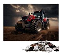 Puzzle per adulti da 1000 pezzi, coloratissimi puzzle con trattori per adulti, ideali per il divertimento in famiglia, il relax e come regalo per le feste, 50x75CM / 19,68x29,52 pollici.