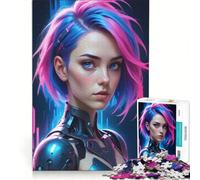 Puzzle per adulti da 1000 pezzi, colore neon, ideale per bambine, antistress, per interagire con i figli, perfetto come regalo di compleanno o per altre occasioni speciali 38x52cm