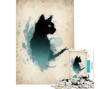 Puzzle per adulti da 1000 pezzi colore Zaffiro Mezzanotte ideale per compleanni Natale decorazioni per la casa e giochi per famiglie dai 14 anni in su 50x75cm