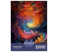 Puzzle Per Adulti Da 1000 Pezzi Colorful Abstract Art Print-3 Puzzle Per Adulti Gioco Pratico Sfida Difficile Aiuta Ad Allenare Il Cervello 38x26cm/1000pcs