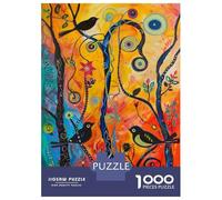 Puzzle Per Adulti Da 1000 Pezzi Colorful Birds Art Print-2 Puzzle Per Adulti Gioco Pratico Decorazione Perfetta Attività Divertenti A Casa 52x38cm/1000pcs