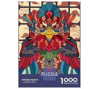 Puzzle Per Adulti Da 1000 Pezzi Colorful Mythical Bird Illustration Puzzle Giochi Rilassanti Decorazione Perfetta Regali Unici Per Compleanno E Natale 52x38cm/1000pcs