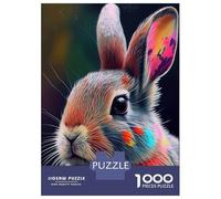 Puzzle Per Adulti Da 1000 Pezzi Colorful Rabbit Animals Puzzle Per Adulti Gioco Pratico Decorazione Perfetta Attività Divertenti A Casa 70x50cm/1000pcs