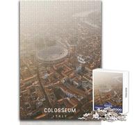 Puzzle per adulti da 1000 pezzi, Colosseo, giocattolo, gioco intellettuale, un'opera d'arte, giocattolo educativo, dimensioni 38x26cm