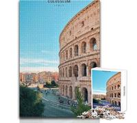Puzzle per adulti da 1000 pezzi, Colosseo, giocattolo, gioco intellettuale, un'opera d'arte, giocattolo educativo, dimensioni 38x26cm