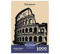 Puzzle Per Adulti Da 1000 Pezzi Colosseum And Foro Romano Illustration Puzzle Per Adolescenti Gioco Pratico Decorazione Per La Casa Regali Di Natale E Compleanno 70x50cm/1000pcs