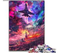 Puzzle per adulti da 1000 pezzi, combattente colorato in legno, perfetto come decorazione fai da te o regalo di compleanno, 50x75cm, gioco interattivo per famiglie