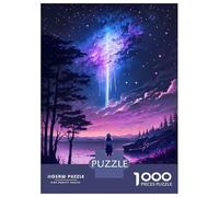 Puzzle Per Adulti Da 1000 Pezzi Comet Rain Galaxy Scene Puzzle Per Adulti Gioco Rompicapo Analisi E Logica Attività Divertenti Da Fare A Casa, 70x50cm/1000pcs