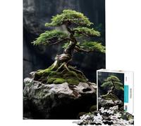 Puzzle per adulti da 1000 pezzi con albero bonsai Aiuta ad allenare la mente Un'opera d'arte Gioco rilassante per ragazzi dai 14 anni in su 50x75cm