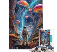 Puzzle per adulti da 1000 pezzi con alieni e astronauti tema Oasis Teenager Un gioco rompicapo divertente e spiritoso un regalo perfetto per gli appassionati di videogiochi (dimensioni 50x75cm)