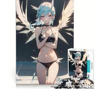 Puzzle per adulti da 1000 pezzi con angelo, gioco pratico, ideale per passare il tempo durante le vacanze a casa e per rafforzare l'amore di coppia 38x26cm