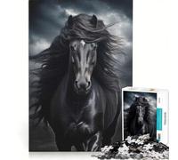 Puzzle per adulti da 1000 pezzi con animali, cavalli e fauna selvatica, gioco pratico, ideale per passare il tempo durante le vacanze, per rafforzare l'amore di coppia 50x75cm