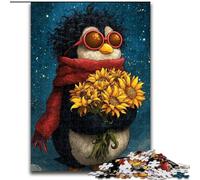 Puzzle per adulti da 1000 pezzi con animali dei cartoni animati, difficili da completare ma divertenti e divertenti, regali unici per compleanni (dimensioni 50x75cm)