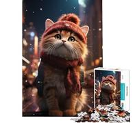 Puzzle per adulti da 1000 pezzi con animali tema natalizio pixel gioco rilassante ed educativo sfida regalo di compleanno taglio di precisione (dimensioni 75x50cm)