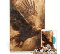 Puzzle per adulti da 1000 pezzi con aquila eterea, gioco pratico, ideale per passare il tempo durante le vacanze a casa e per rafforzare l'amore di coppia 50x75cm