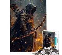 Puzzle per adulti da 1000 pezzi con arciere non morto gioco educativo giocattolo avvincente per coltivare la pazienza regalo per donne e uomini decorazione da parete (dimensioni 38x26cm)