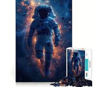 Puzzle per adulti da 1000 pezzi con astronauta e un altro pianeta Gioco di squadra,sfida mentale,divertimento e tranquillità Decorazione natalizia per la casa (38x52cm)