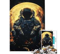 Puzzle per adulti da 1000 pezzi con astronauta ideale per stimolare la mente e creare un'atmosfera magica Regalo perfetto per donne e famiglie adatto a partire dai 14 anni (38x52cm)