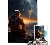 Puzzle per adulti da 1000 pezzi con astronauta un'opera d'arte rilassante che stimola la mente e aiuta a rilassarsi dai 14 anni in su 50x75cm