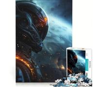 Puzzle per adulti da 1000 pezzi con astronauti e viaggi spaziali, gioco interattivo, attività divertenti da fare a casa, per rafforzare l'amore tra le coppie 38x26cm