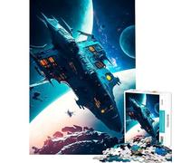 Puzzle per adulti da 1000 pezzi con astronavi antiche gioco educativo e stimolante ideale per il relax e il divertimento in famiglia perfetto come regalo di compleanno (dimensioni 50x75cm)
