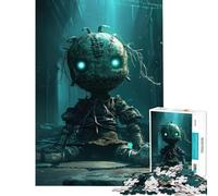 Puzzle per adulti da 1000 pezzi con bambola voodoo malvagia gioco per famiglie gioco impegnativo ottimo regalo per gli amanti dei giochi difficile (dimensioni 38x52cm)