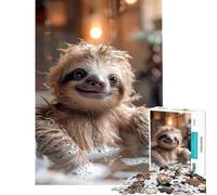 Puzzle per adulti da 1000 pezzi con bradipo ideale per il bagnetto un gioco impossibile che stimola l'intelligenza e crea dipendenza Regalo perfetto per il compleanno o per divertirsi in famiglia