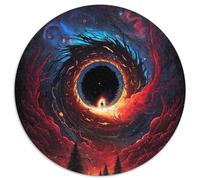 Puzzle per adulti da 1000 pezzi con buco nero nello spazio, un regalo perfetto per il divertimento in famiglia (67,5x67,5cm)