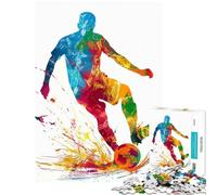 Puzzle per adulti da 1000 pezzi con calciatori difficile e stimolante regalo per donne giocattolo antistress per età 14+ (50x75cm)