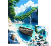 Puzzle per adulti da 1000 pezzi con caletta appartata sulla spiaggia Giochi per famiglie attività divertenti e impegnative da fare a casa (dimensioni 50x75cm)