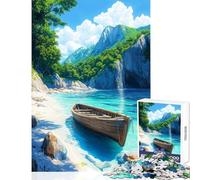 Puzzle per adulti da 1000 pezzi con caletta appartata sulla spiaggia gioco educativo adatto alle coppie decorazione da parete stimolante per la mente (50x75cm)