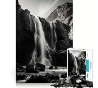 Puzzle per adulti da 1000 pezzi con canyon e cascata,taglio preciso,divertente gioco di logica,svago e attività per compleanno (38x26cm)